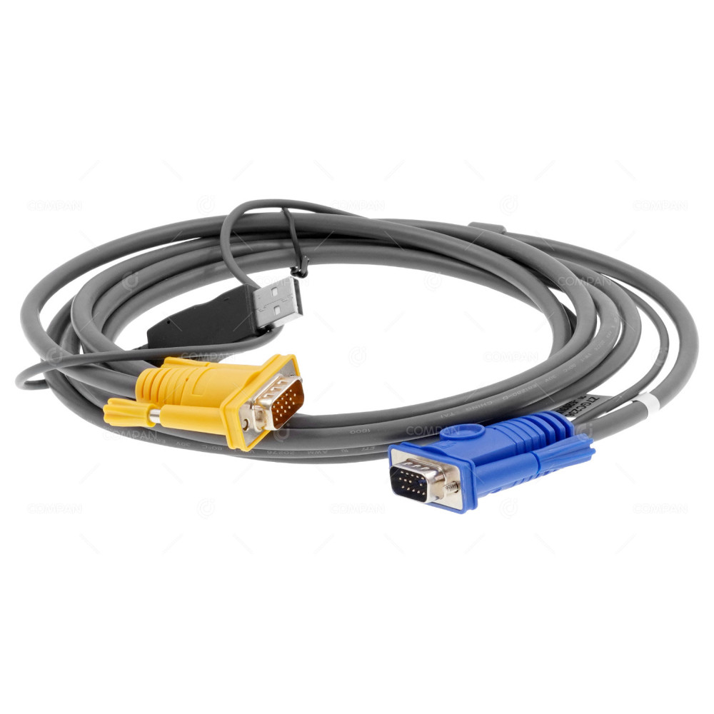 2L-5203UP  ATEN 2L-5203UP USB CABLE 3M KVM FOR CS-72A, CS-74A, ACS-1208A, ACS-1208AL, ACS-1216A, ACS-1216AL